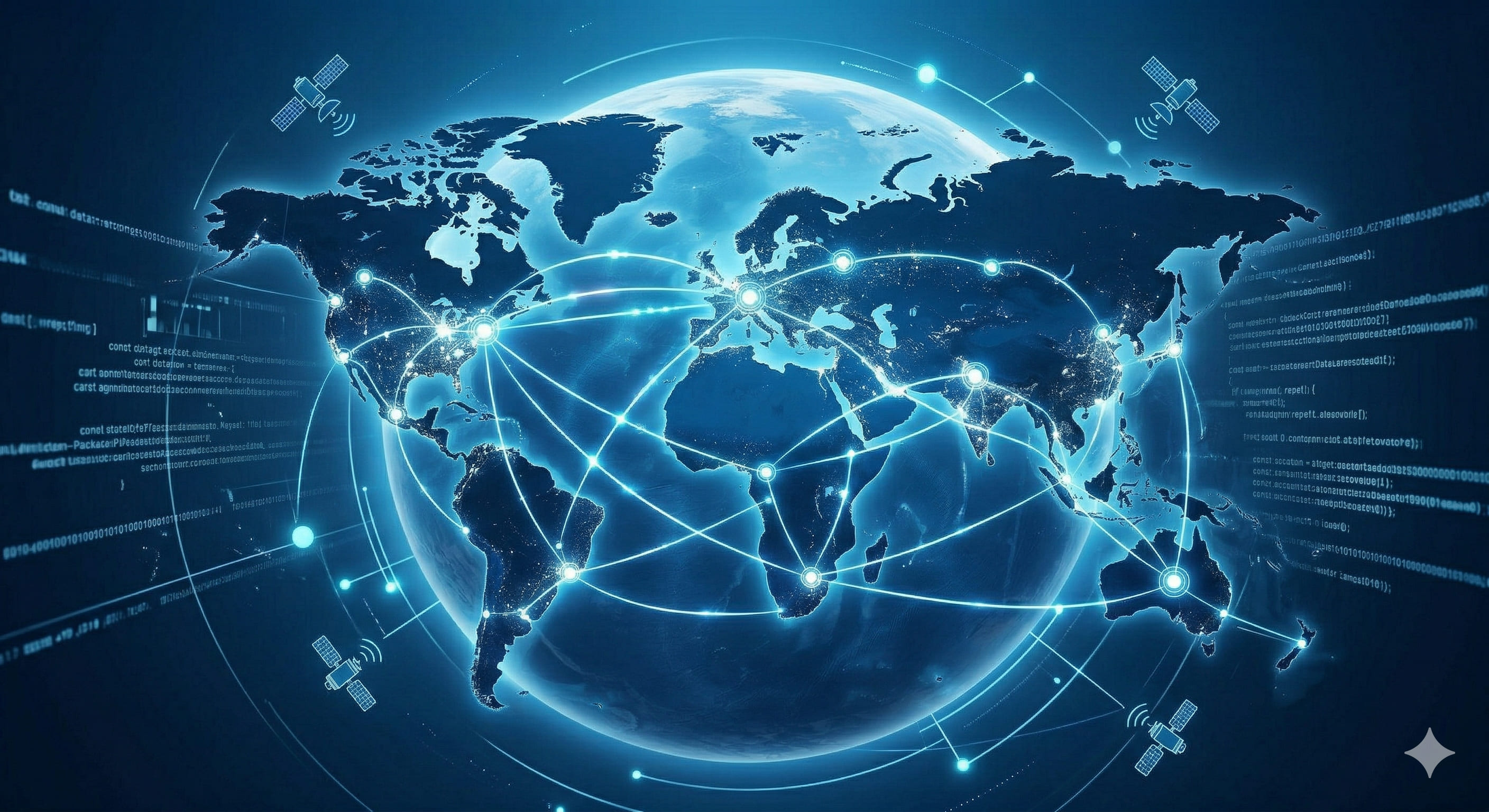 Global network map